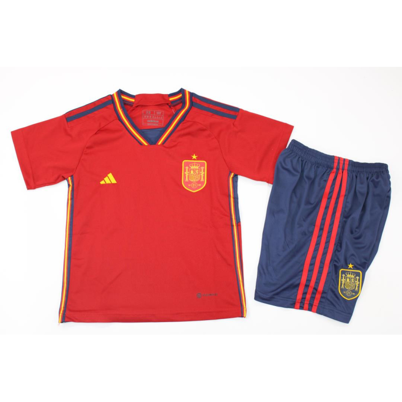 Camiseta primera equipación selección española niño fútbol