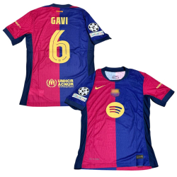 Camiseta Player Blau-Granas 24/25 (Talla S, Gavi 6)